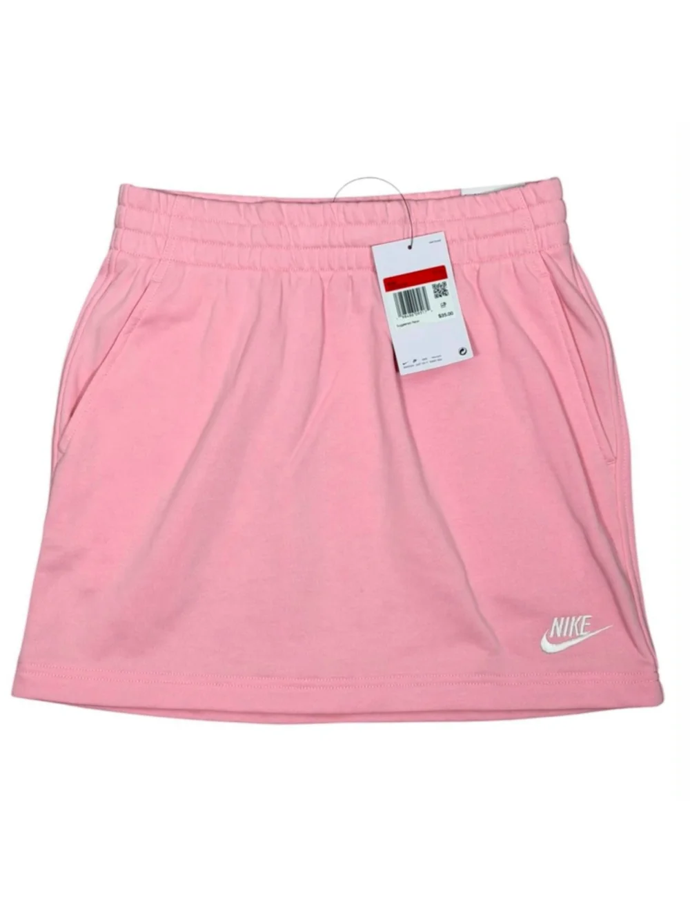 Nike Sportswear Skirt Pink Terry Athletic Tennis Activewear Kids Size Large